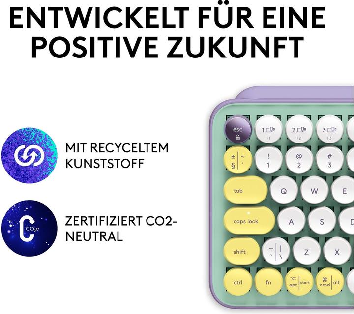 Immagine prodotto Logitech POP Keys (CH, Senza fili)