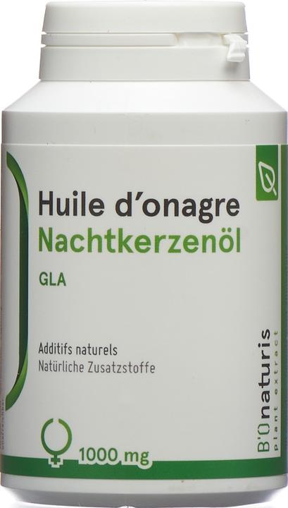 B'Onaturis Nachtkerzenöl Kapseln 1000mg (90 Stk) (90 Stück, Kapseln, 164 g)