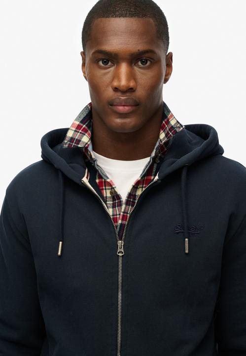 Produktbild Superdry Vest Essential Logo Zip Hoodie Hb M2014128b Eclipse Navy Mannen Maat - XXL (XXL)