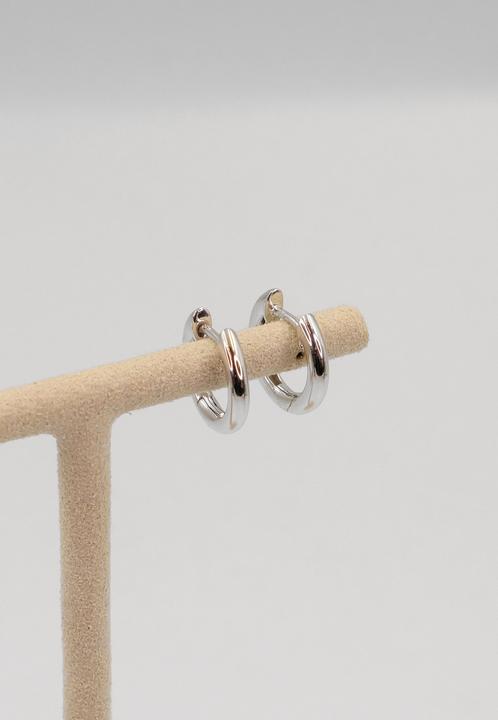 Produktbild Muau Creolen (750/18K Weissgold)