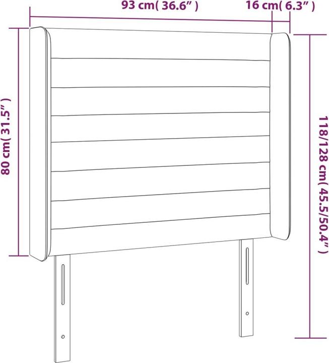 Produktbild VidaXL Kiriakoula (93 x 16 x 128 cm)