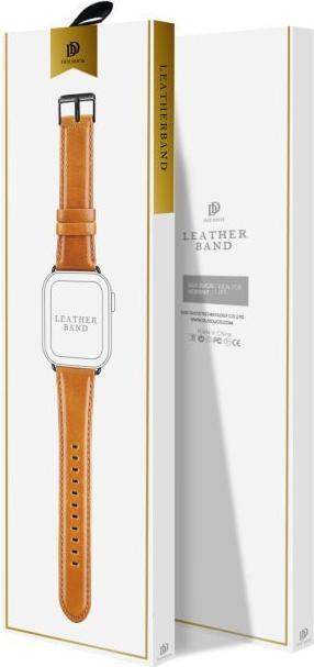 Image du produit Dux Ducis Business Series Bracelet de remplacement en cuir véritable (40 mm, 38 mm, 41 mm, Cuir véritable, Apple Watch Series 2, Apple Watch Series 3, Apple Watch Series 1, Apple Watch Series 4, Apple Watch Series 5, Apple Watch Series 6, Apple Watch Series 7, Apple Watch Series 8, Apple Watch Series 9, Apple Watch SE)