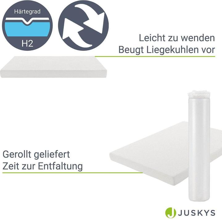 Actual product image Juskys Kaltschaummatratze (80 x 160 cm, Foam core)