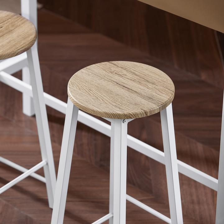 Immagine prodotto SoBuy Tavolo da bar da 5 pezzi con 4 sedie (120 x 40 x 100 cm)