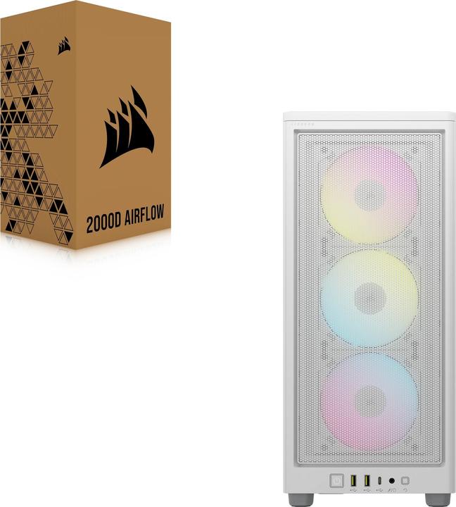 Actual product image Corsair iCUE 2000D RGB Airflow (Mini-ITX)