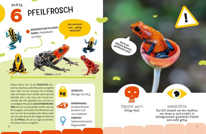 Immagine prodotto National Geographic Die tödlichsten Tiere. Ein aufregendes Count-Down der gefährlichsten Tiere (Top Ten) (Tedesco, Cristina Banfi, Massimo Miato, 2024)