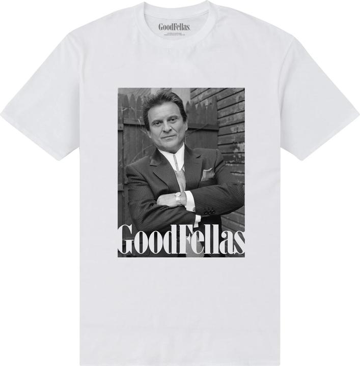 Actual product image Goodfellas Unisex Adult Tommy Devito Portrait T-Shirt (L)