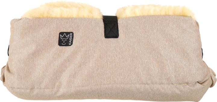 Kaiser Hand warmer lambskin BIG DOUBLE Sand/Melange