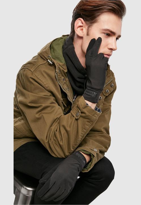 Actual product image Urban Classics Logo Cuff Performance Gloves (S, M)