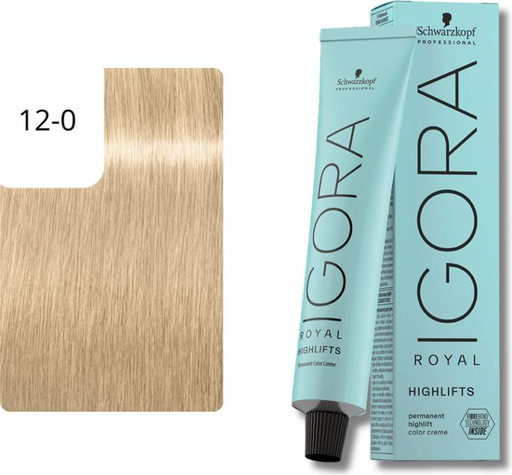 Produktbild Schwarzkopf Igora Royal Permanent Color Creme (12-0 Spezialblond Natur)