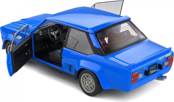 Actual product image Solido 1:18 Fiat 131 Abarth blue