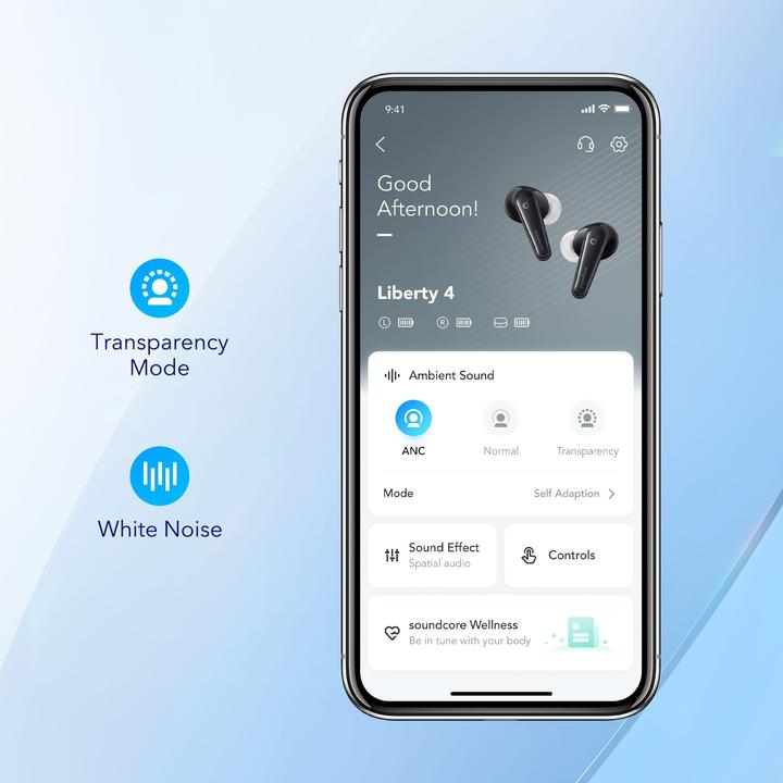 Actual product image soundcore Liberty 4 (ANC, 9 h, Wireless)