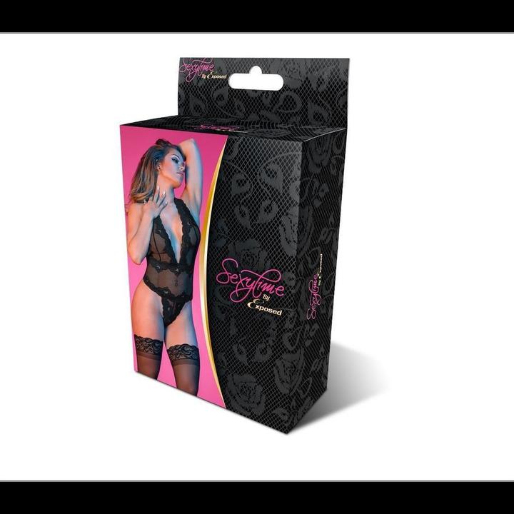 Produktbild Magic Silk Deep Plunge Halter Teddy (S/M)
