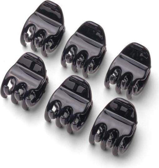 Produktbild Trisa Klassische Haarklammer rund 2.2 cm schwarz 6 Stk (6 Stk.)