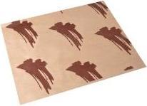Immagine prodotto MultiLine Burgerpapir 300x400 mm 40 gr naturlig Greaseproof med brunt tryk Brun FSC,1000 stk/krt