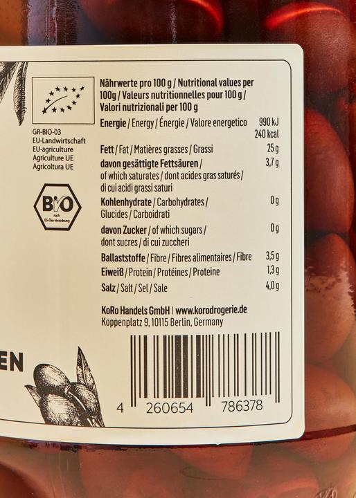 Actual product image KoRo Organic Kalamata olives (4000 g)