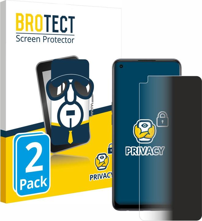 Productafbeelding BROTECT Sichtschutzfolie Anti-Spy Privacy Folie Blaulicht-Schutz (2 Stuk, Oppo Reno 8T)