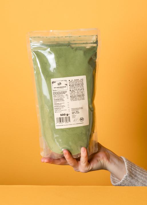 Actual product image KoRo Organic wheatgrass powder (500g) (1 Piece, Powder, 500 g)