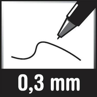 Produktbild Edding Fineliner 55 (Schwarz, 1 x)