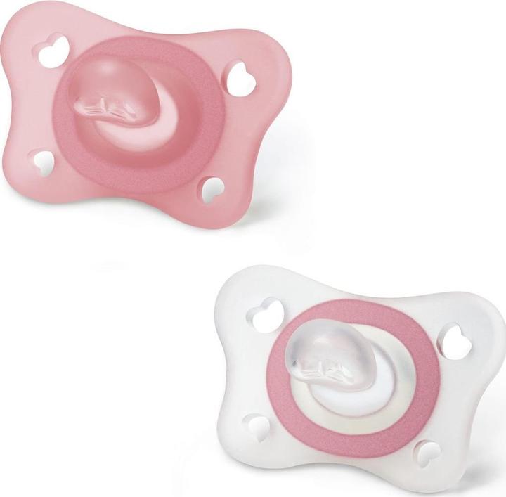 Immagine prodotto Chicco Succhietto fisiologico PHYSIO FORMA SOFT Silicone PINK mini 2-6m (2 x, fino a 6 M.)