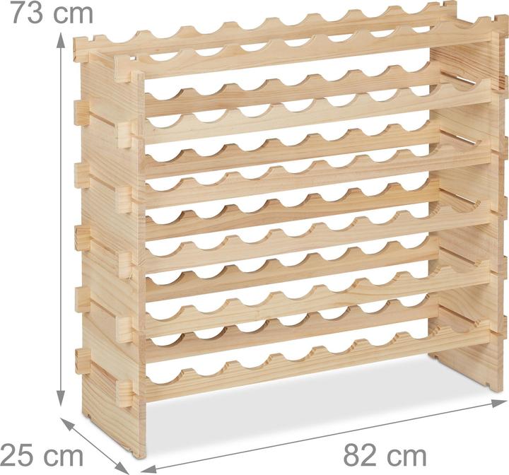 Produktbild Relaxdays Weinregal (82 x 25 x 73 cm)
