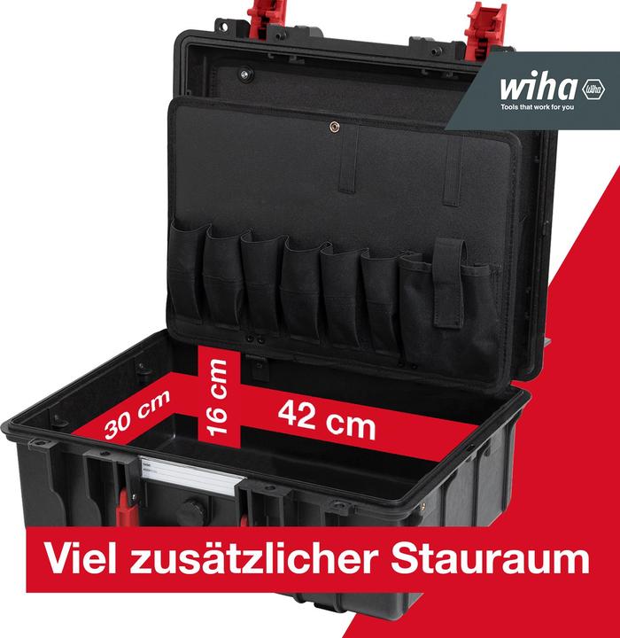 Image du produit Wiha Mallette à outils Basic Set L electric, 18 pièces (18 pièces)