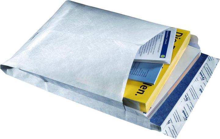 Immagine prodotto Tyvek ® Tasca pieghevole DIN E4 305 x 406 mm (L x A) senza finestra 55g/m² con adesivo ® bianco (1 x)