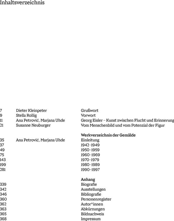 Valori nutrizionali e ingredienti Georg Eisler. Werkverzeichnis der Gemälde (Inglese, Ana Petrovic, Luisa Ziaja, Christian Huemer, Stella Rollig, Marjana Uhde, 2024)