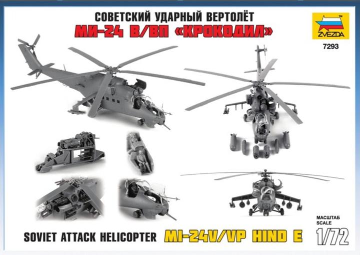 Produktbild Tamiya 1:72 Helikopter Mi-24V Hind C