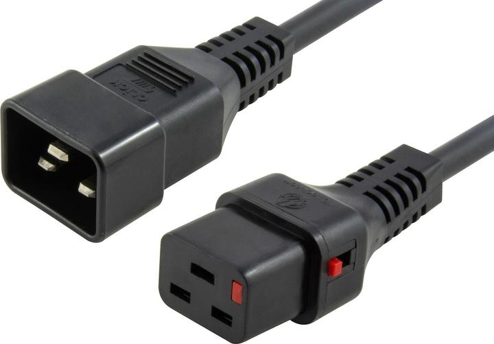 Produktbild MicroConnect IEC Male C20 to C19 IEC Lock (2 m, C19)