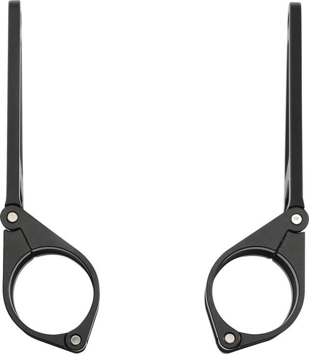 Image du produit Daytona Support de phare alu CNC noir version longue 41 mm