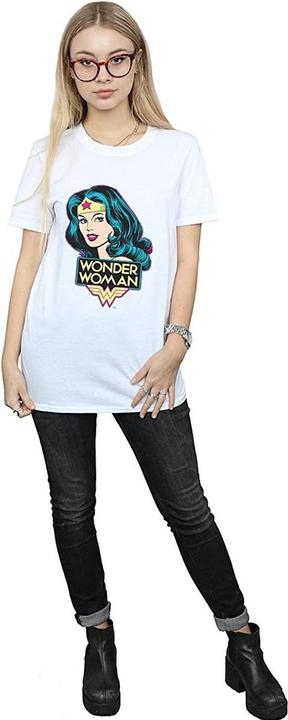 Actual product image Wonder Woman Womens/Ladies Head Cotton T-Shirt (M)