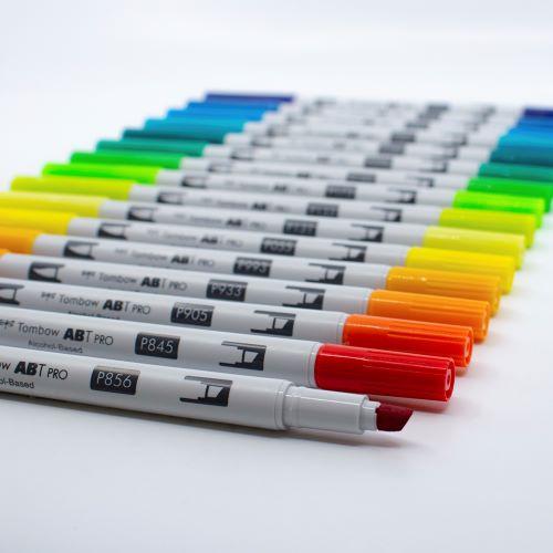 Productafbeelding Tombow Dubbele penseelpen ABT PRO (Rood, Zwart, Blauw, Groen, 5 x)