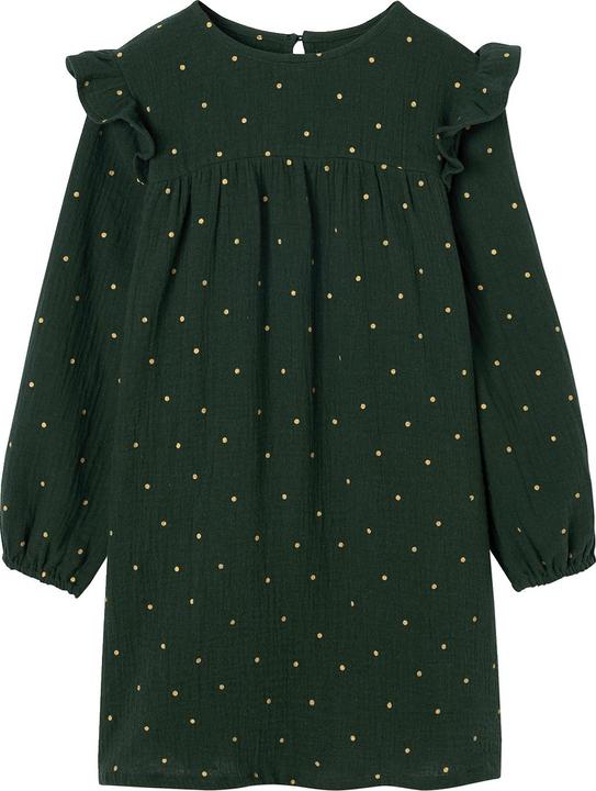 Actual product image Vertbaudet Girls' dress with flounces, muslin (110)