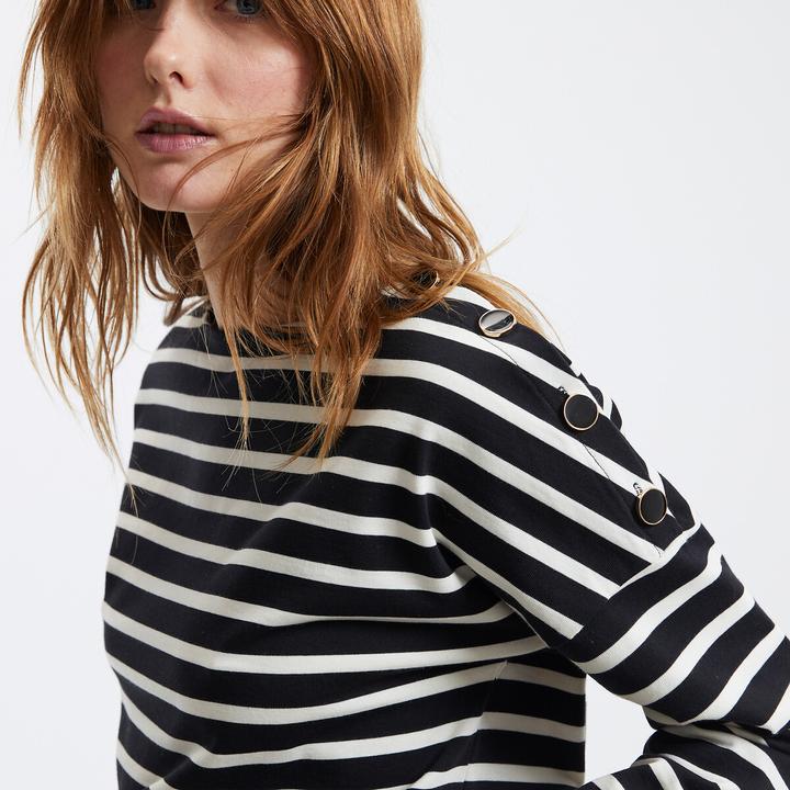 Actual product image La Redoute Collections Signature AIMIE striped shirt with a loose fit (38)