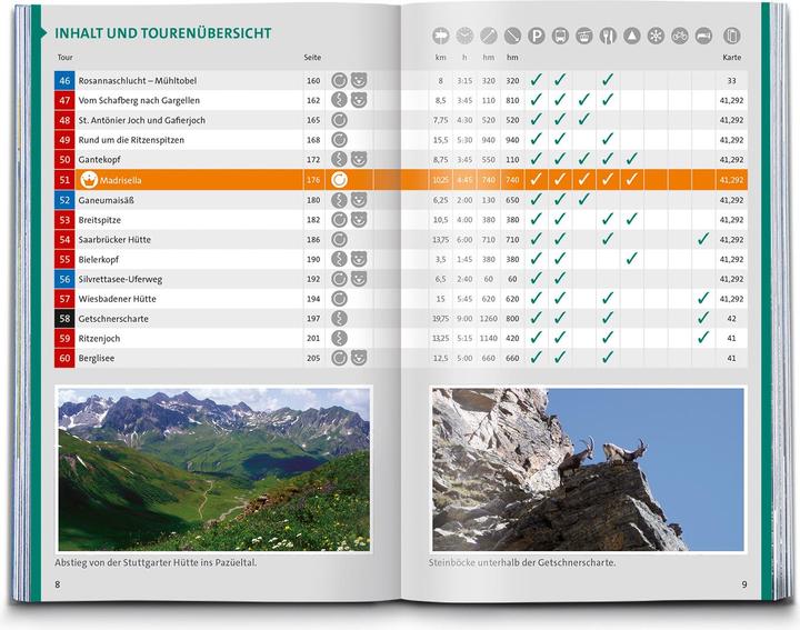 Produktbild Wanderführer Montafon, Arlberg, Silvretta, 60 Touren