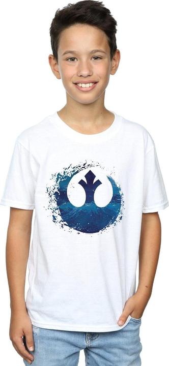 Immagine prodotto Star Wars The Rise Of Skywalker Resistance Symbol Wave Maglietta Ragazzi (128)