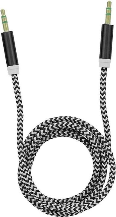 Produktbild Tellur Basic audio cable aux 3.5mm jack 1m black (1 m, 3.5mm Klinke (AUX))