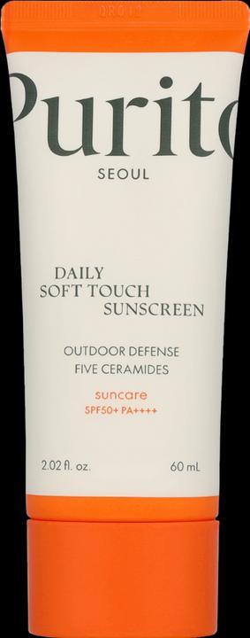 Productafbeelding Purito Daily Soft Touch (Zonnecrème gezicht, SPF 50+, 60 ml, 60 g)