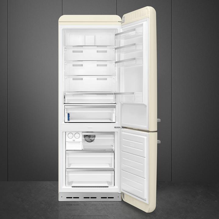 Actual product image Smeg FAB38RCR6 Kühl-Gefrierkombination Rechtsanschlag Creme 50s Style 2025 Modell, EEK: D (481 l)