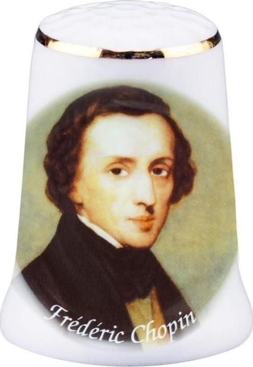 Produktbild Reutter Fingerhut Porzellan, Frederic Chopin