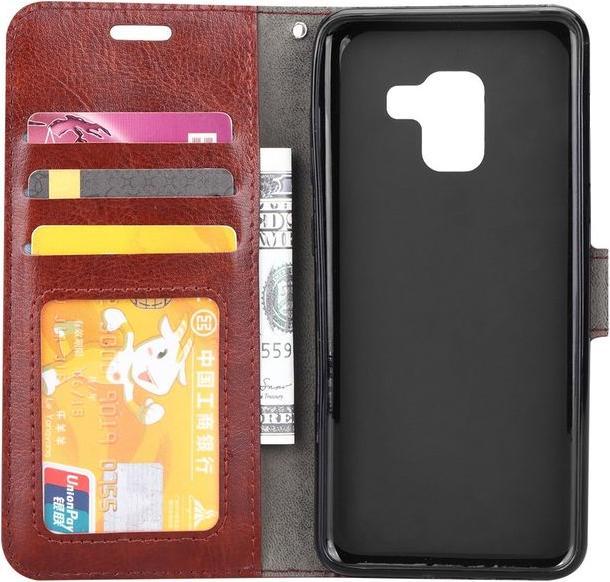 Image du produit MU Classic Crazy Horse Couverture cuir Bookcover Housse (Samsung Galaxy A8 (2018))