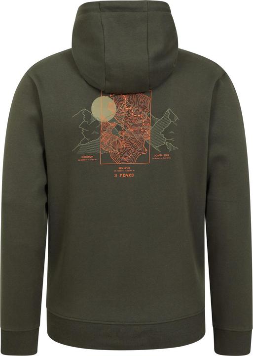 Actual product image Mountain Warehouse Mens 3 Peaks Mountain Hoodie (XS)