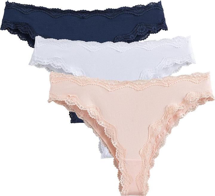 Produktbild La Redoute Collections 3er-Pack Tangas (42, 3er Pack)