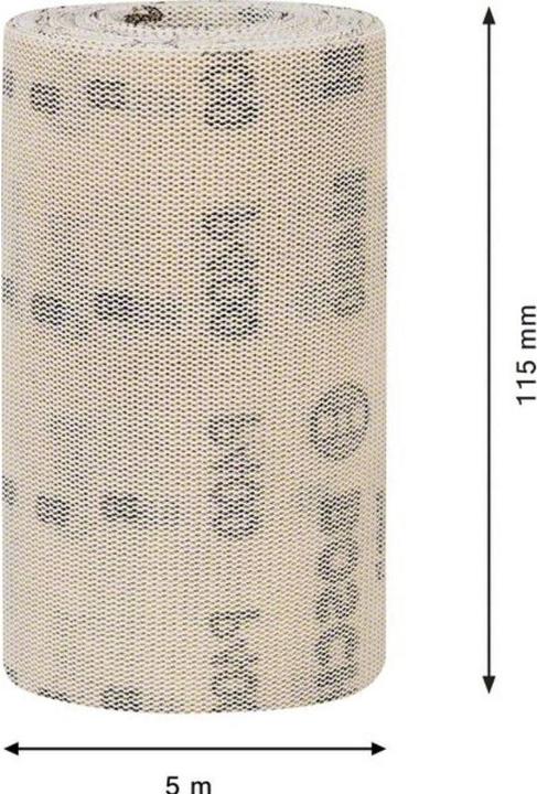 Actual product image Bosch Professional Zubehör Expert M480 abrasive net roll, 115 mm, 5 m, G 400 (400)