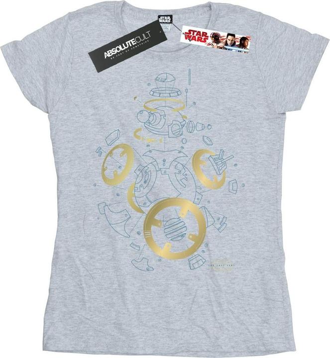 Immagine prodotto Star Wars The Last Jedi BB-8 Deconstructed Maglietta Donna (XL)