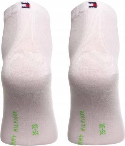 Image du produit Tommy Hilfiger Femmes Th Women Casual 2p SHORT SOCK, Green/Marshmallow, 35-38 EU (lot de 2, 35 - 38)