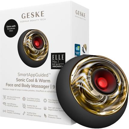 Actual product image Geske Smartappguidedtm Sonic Cool & Warm Face & Body Massager 9 in 1 Electric