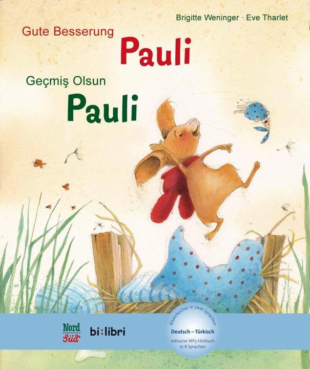 Immagine prodotto Gute Besserung Paul. Kinderbuch Deutsch-Türkisch mit MP3-Hörbuch zum Herunterladen (Tedesco, Turco, Brigitte Weninger, Vigilia Filetto, 2015)