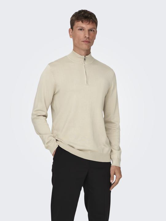 Actual product image Only & Sons Onswyler Life Reg 14 Half Zip Knit Noos (XS)